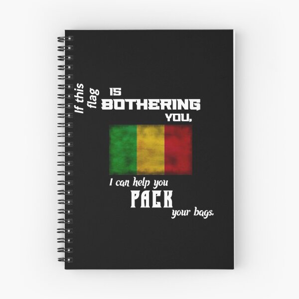 Item preview, Malian flag - pack your bags designed and sold by 2Girls1Shirt.