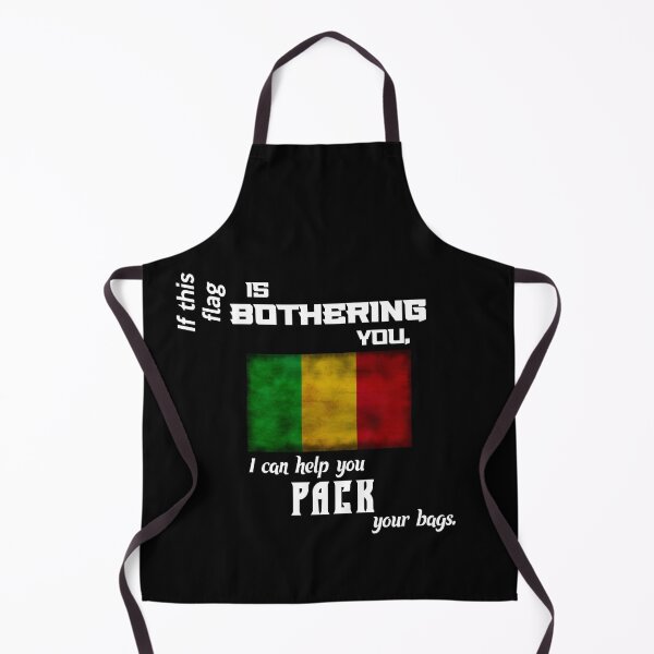 Item preview, Malian flag - pack your bags designed and sold by 2Girls1Shirt.