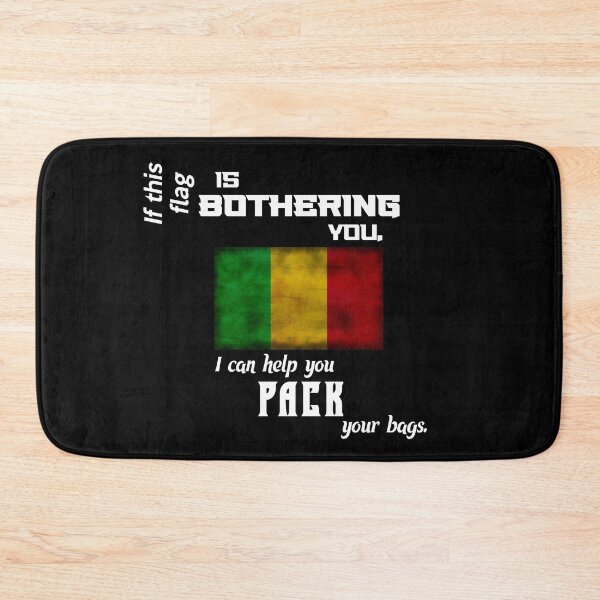 Item preview, Malian flag - pack your bags designed and sold by 2Girls1Shirt.