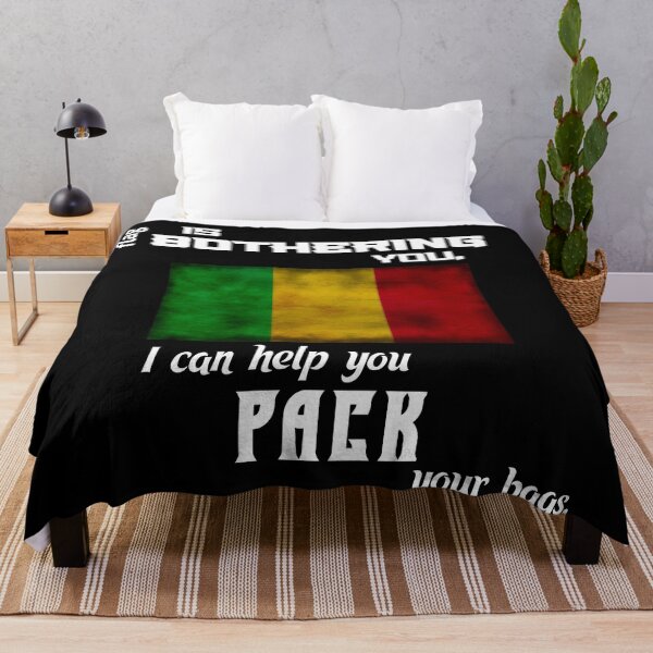 Item preview, Malian flag - pack your bags designed and sold by 2Girls1Shirt.