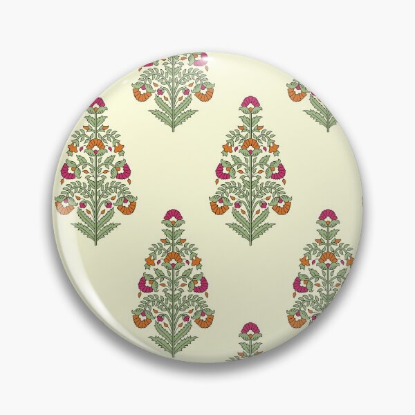 Item preview, seamless mughal flower pattern designed and sold by mahekstudio.