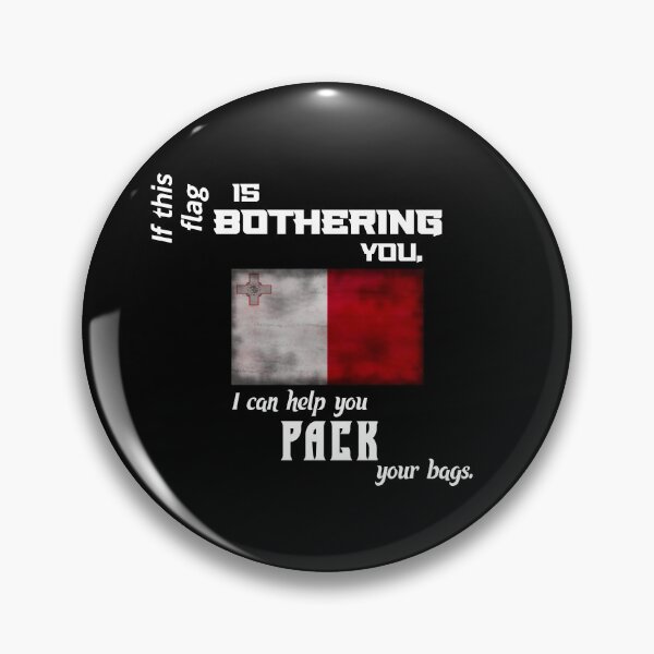 Item preview, Maltese flag - pack your bags designed and sold by 2Girls1Shirt.