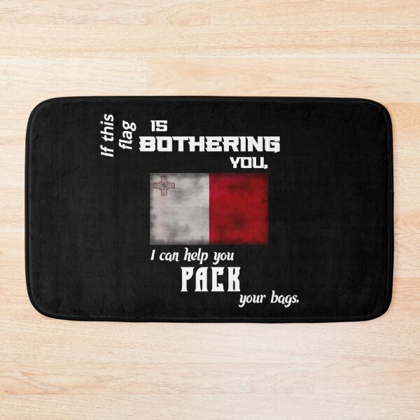 Item preview, Maltese flag - pack your bags designed and sold by 2Girls1Shirt.
