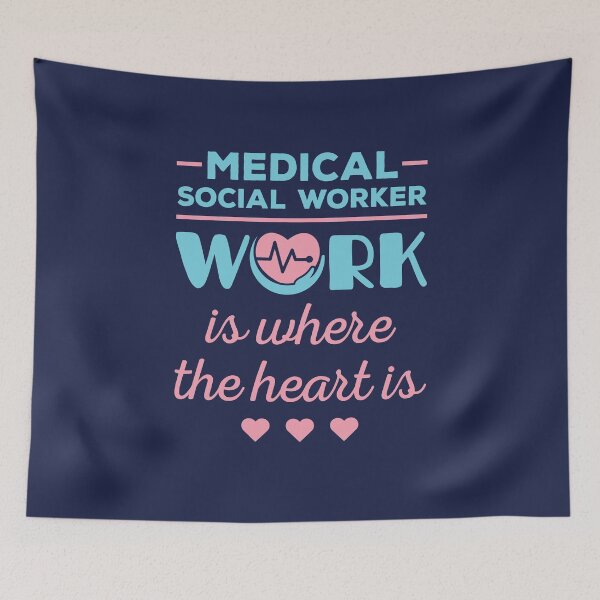 Item preview, Medical Social Worker Work is Where the Heart Is designed and sold by jaygo.