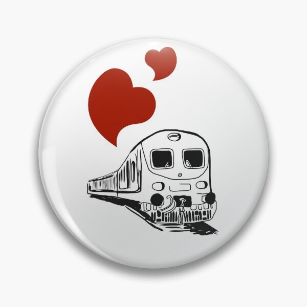 Item preview, Train driver license train heart love trains maquinista drawing  designed and sold by Tropical Blood.