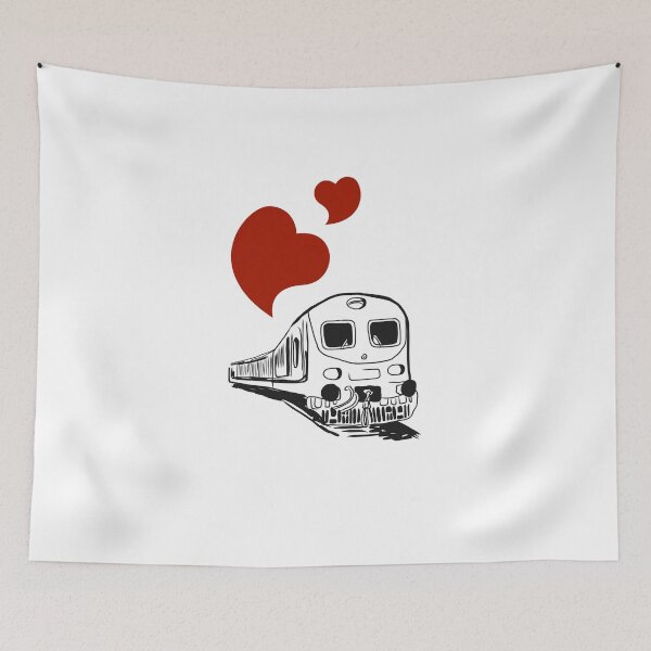 Item preview, Train driver license train heart love trains maquinista drawing  designed and sold by Tropical Blood.
