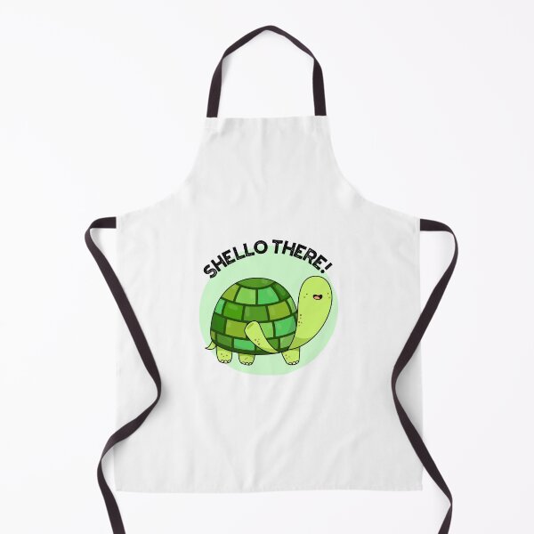 Item preview, Shello There Funny Tortoise Puns designed and sold by punnybone.