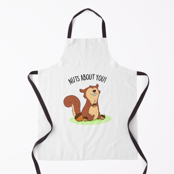Item preview, Nuts About You Funny Squirrel Puns designed and sold by punnybone.