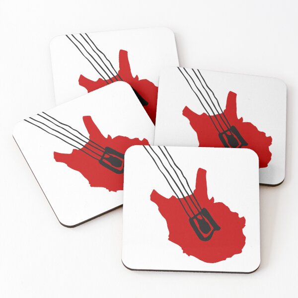 Item preview, Red Electric Bass Guitar designed and sold by JoBella-Designs.