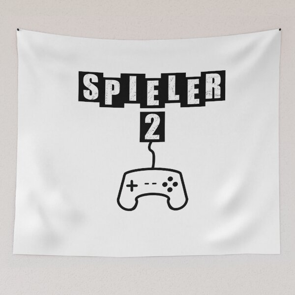Item preview, Player Two German - White designed and sold by BusyMonkeys.