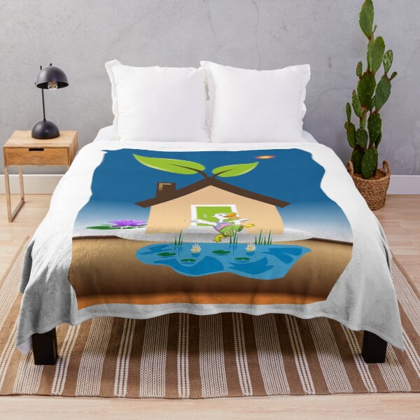 Item preview, happy duck house lake designed and sold by advicestechno.