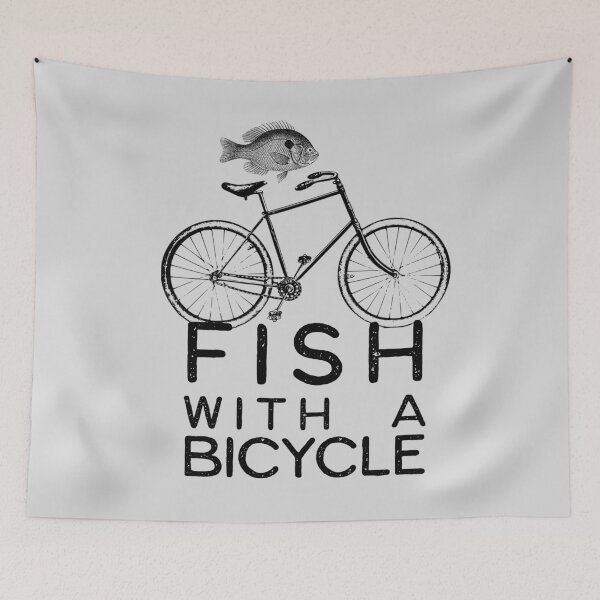 Item preview, Fish with a Bicycle  designed and sold by sandpiperstudio.