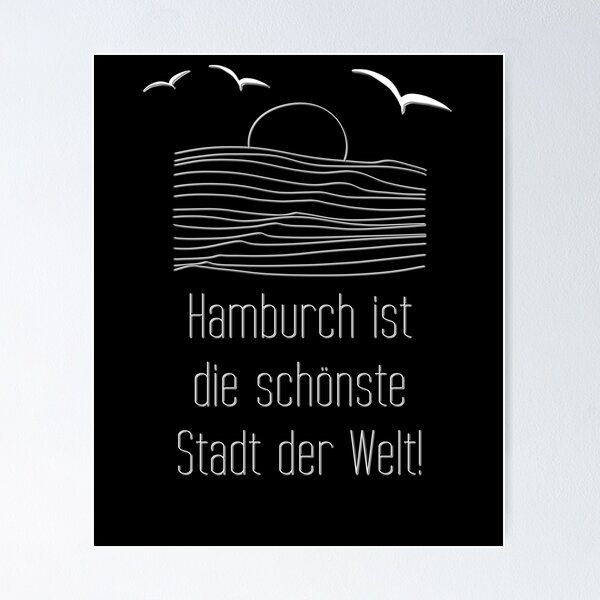 Item preview, Hamburg Suffs Suppers Beautiful City Hammurch designed and sold by AOCreativeProd.