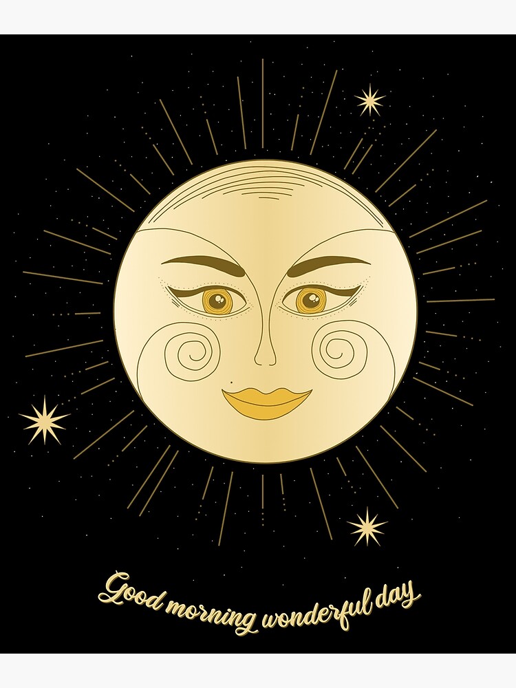 "Good Morning Sun Geometric" Poster by AOCreativeProd Redbubble