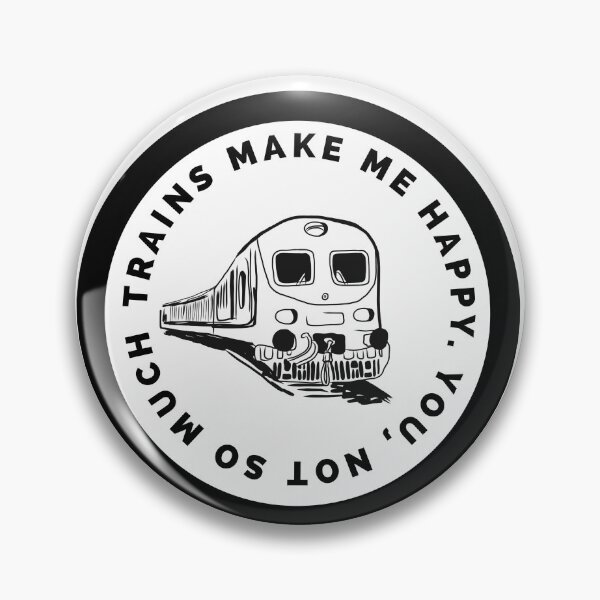 Item preview, Trains make me happy happiness happy train driver  designed and sold by Tropical Blood.