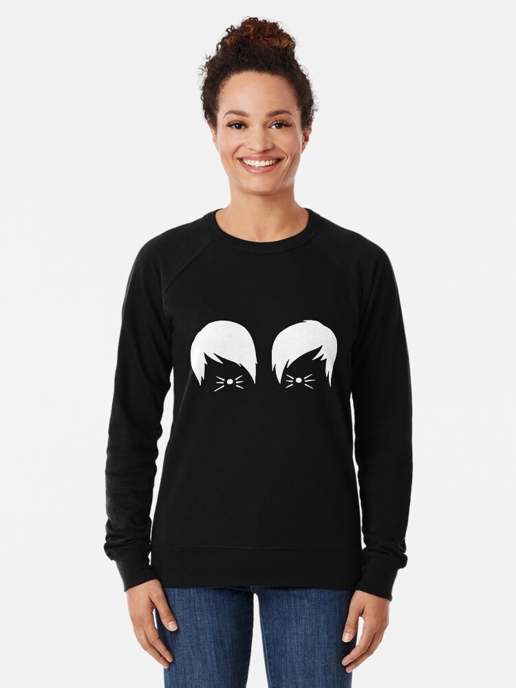 Dan And Phil Cat Whiskers Lightweight Sweatshirt By Createes