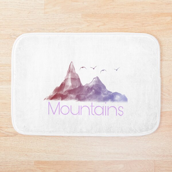 Item preview,  Faith can move mountain Bath Mat designed and sold by Sesame1195.