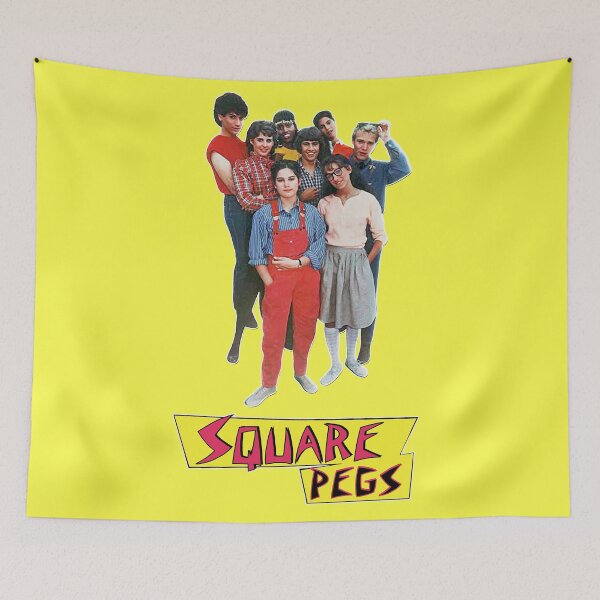 Item preview, Square Pegs Nerdy 80s throwback cast  designed and sold by 90snerd.