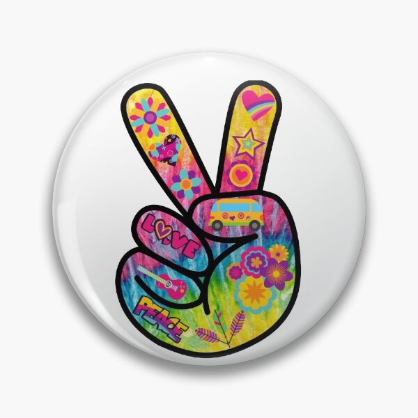 Item preview, Peace, Man - Hippy Love Vibe designed and sold by cheeseonbread.