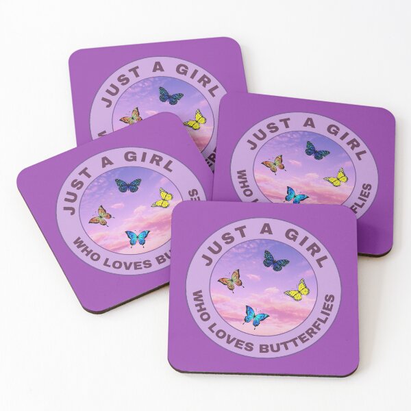 Item preview, Just a girl who loves Butterflies designed and sold by fev-rocks.