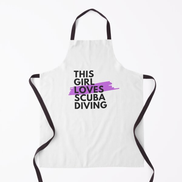 Item preview, This girl loves scuba diving designed and sold by TheGreenGoat.
