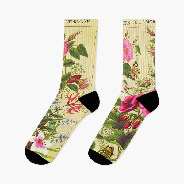 Item preview, Victorian Pink Flowers Chart designed and sold by BlossomCreative.