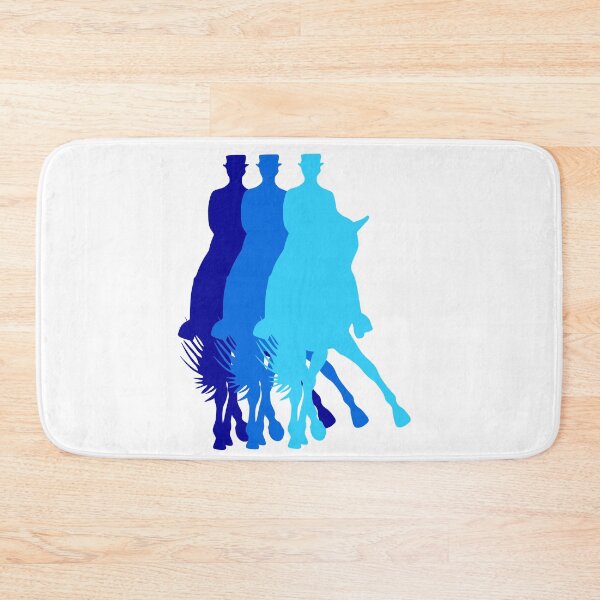 Item preview, Dancing dressage horses blue designed and sold by MeerkatArt.