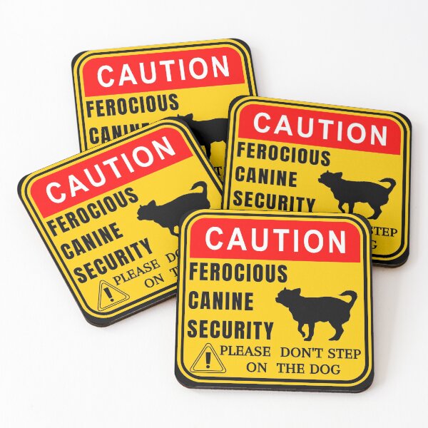 Item preview, Funny chihuahua guard dog sign designed and sold by Try-It.