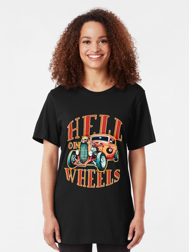 "Hell on Wheels" Tshirt by SquareDog Redbubble