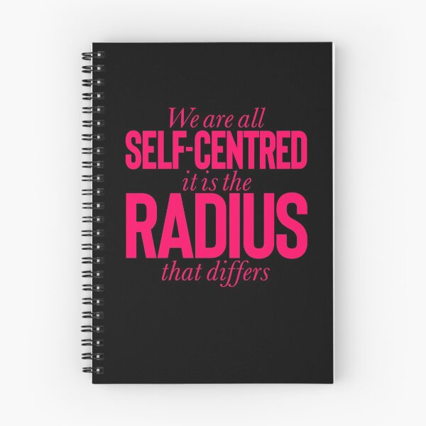 Item preview, We are all self-centred, it is the radius that differs v.6 designed and sold by x1brett.