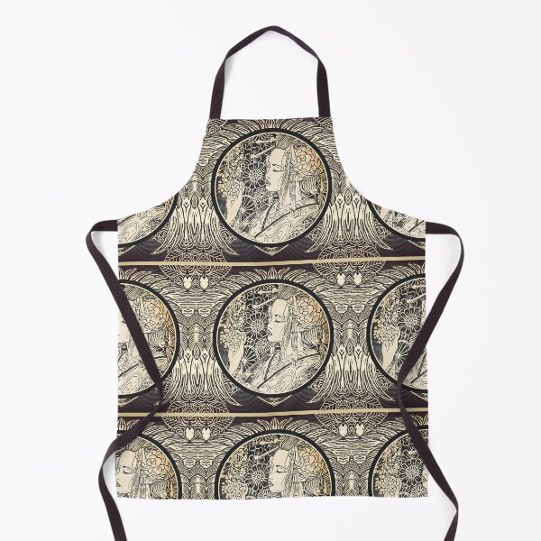 Item preview, geisha style art deco / art nouveau designed and sold by Petitelulu.