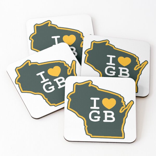 Item preview, I Love the Green Bay Packers designed and sold by nicdesignsstuff.