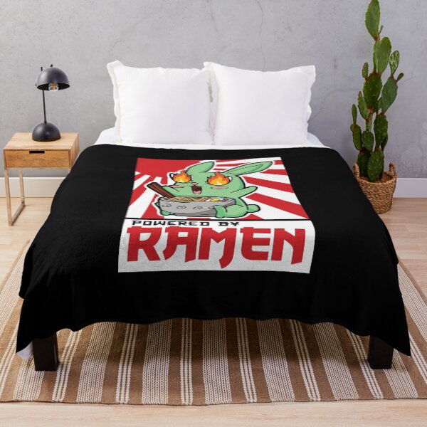 Item preview, Green Bunny Powered By Ramen designed and sold by RaizODesign.