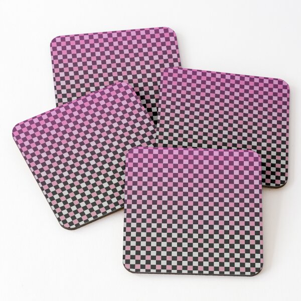 Item preview, Checks (pink fade & black) designed and sold by David Roland.