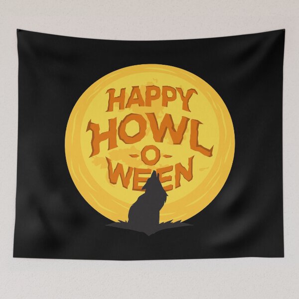 Item preview, Happy Howl-o-ween designed and sold by PureGeometry.