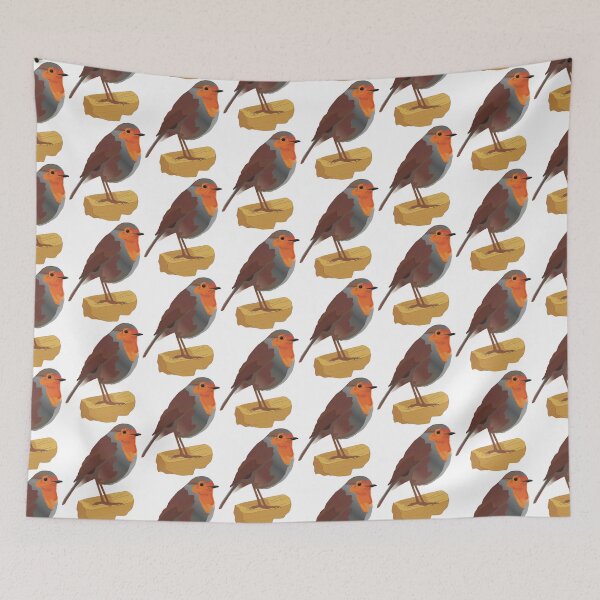 Item preview, Robin Redbreast Garden Bird Illustration designed and sold by BijouArt.
