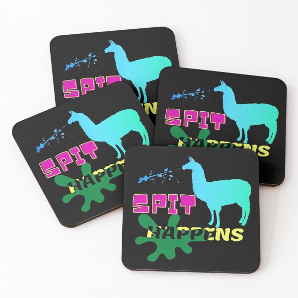 Item preview, Spit Happens - Funny Llama Quote Design designed and sold by LordAudes.