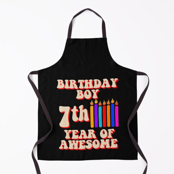 Item preview, Happy Birthday Boy 7th year of Awesome Birthday Candles designed and sold by CharJens.