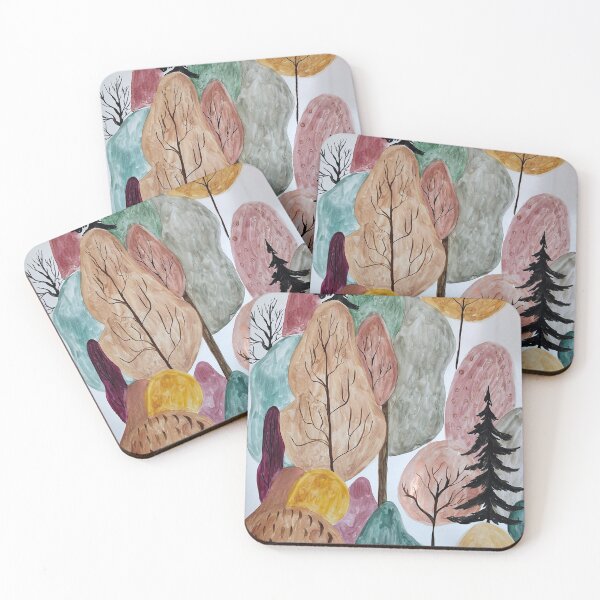 Item preview, Autumn trees designed and sold by aquarelaria.