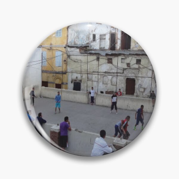 Item preview, a football match in casbah algiers painting designed and sold by kikinafashion.