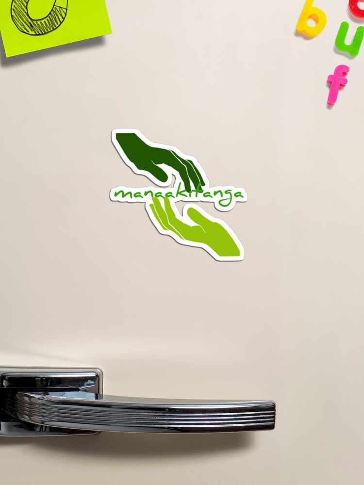 Thumbnail 1 of 3, Magnet, Manaakitanga - Generosity in Māori culture designed and sold by Mantra-tshirt.