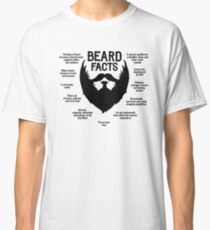 Beard Facts (black) Classic T-Shirt