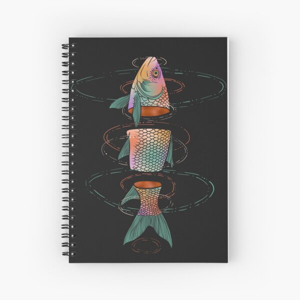 Rainbow Fish Spiral Notebook