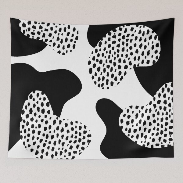 Item preview, Polka Dot Blobs (Black/White/Dalmatian) designed and sold by Design Minds Boutique.