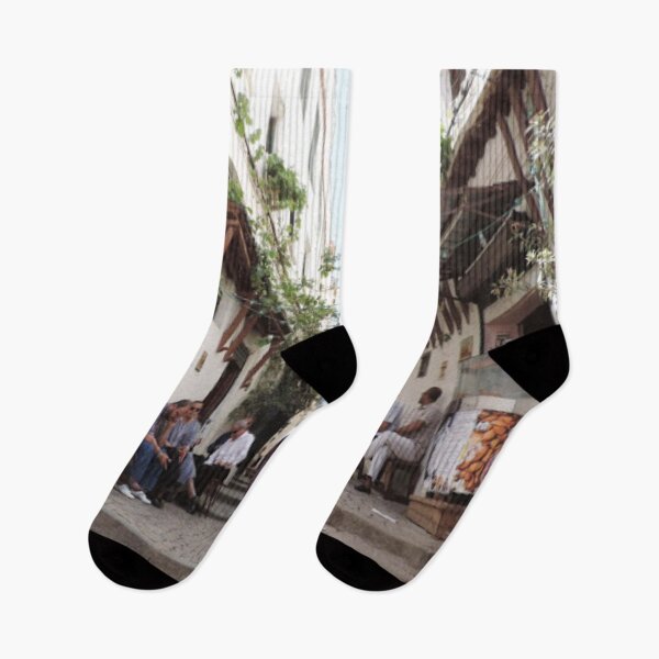 Item preview, casbah street algiers painting designed and sold by kikinafashion.