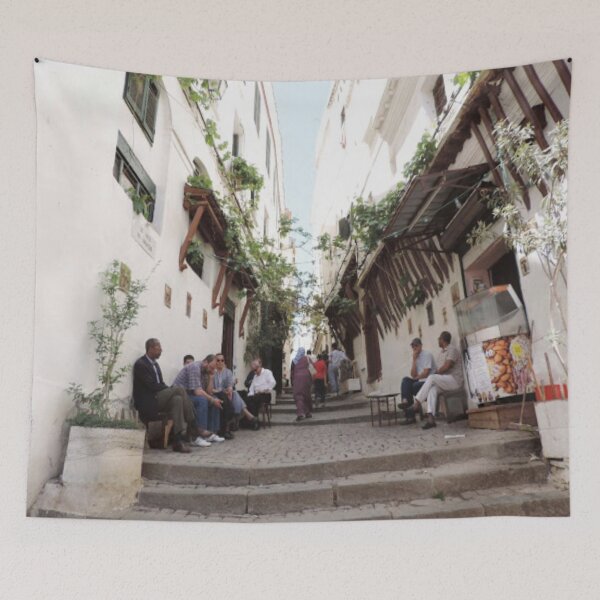 Item preview, casbah street algiers painting designed and sold by kikinafashion.