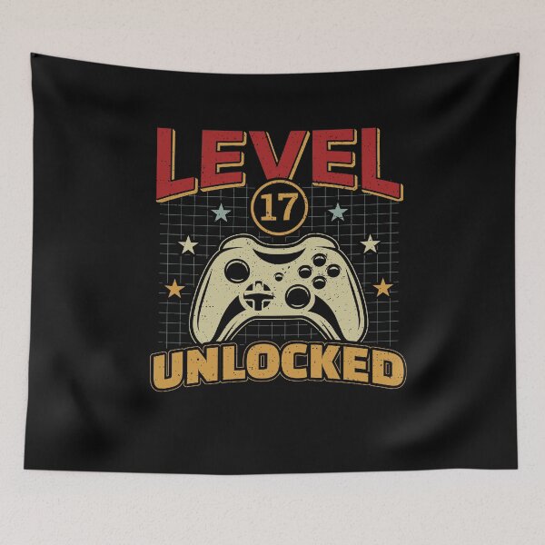 Item preview, 17th Birthday Level 17 Unlocked Video Gamer designed and sold by Hananiah Merch.
