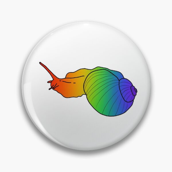 Item preview, rainbow snail designed and sold by sarelitay.