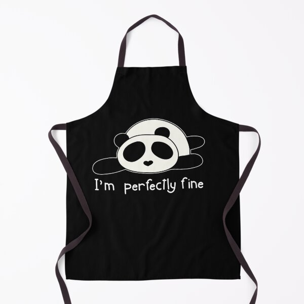 Item preview, Funny Sarcastic Panda Bear - I'm Perfectly Fine designed and sold by GrimButterfly.