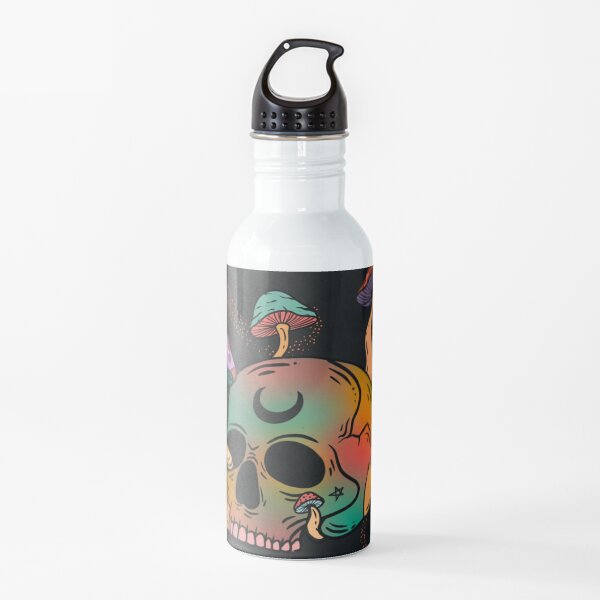 Skull & Shrooms Water Bottle